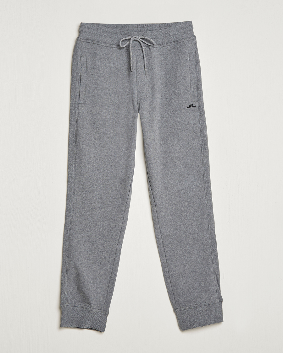 Heren | Broeken | J.Lindeberg | Cal Sweat Pant Grey Melange