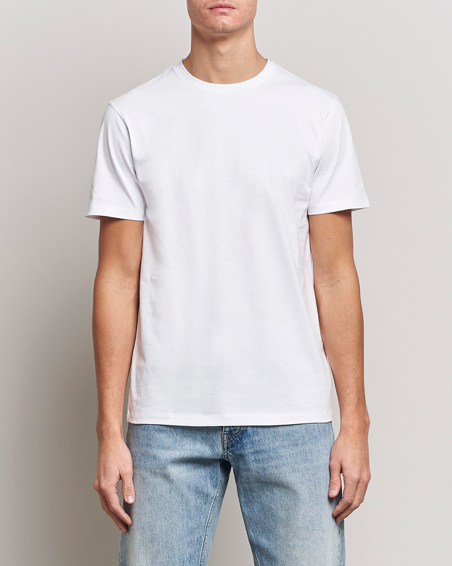 Men |  | J.Lindeberg | Sid Cotton Crew Neck Tee White