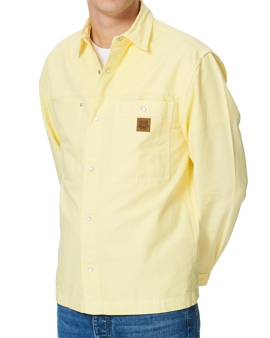 Heren | Overhemden | KENZO | Snap Overshirt Bright Yellow