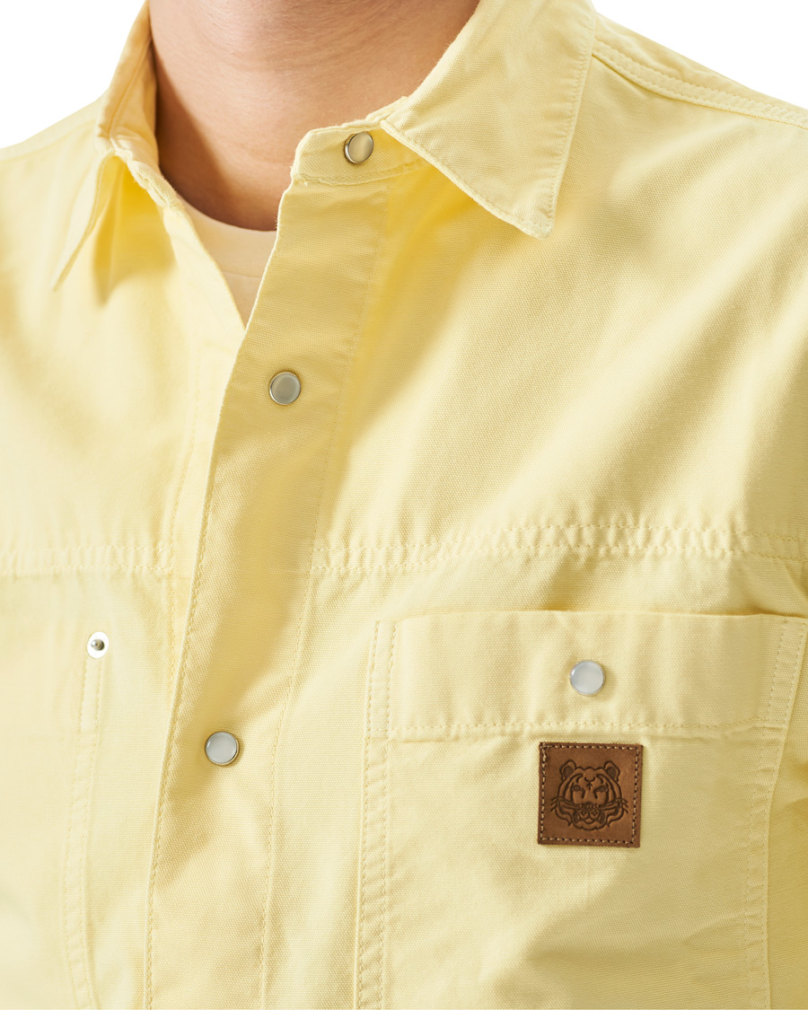 Heren | Overhemden | KENZO | Snap Overshirt Bright Yellow