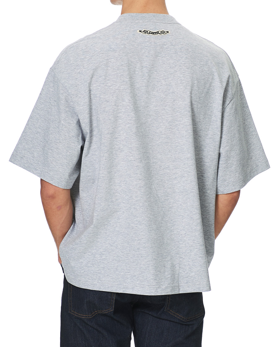 Heren | T-shirts | Lanvin | Oversize Printed T-Shirt Light Grey