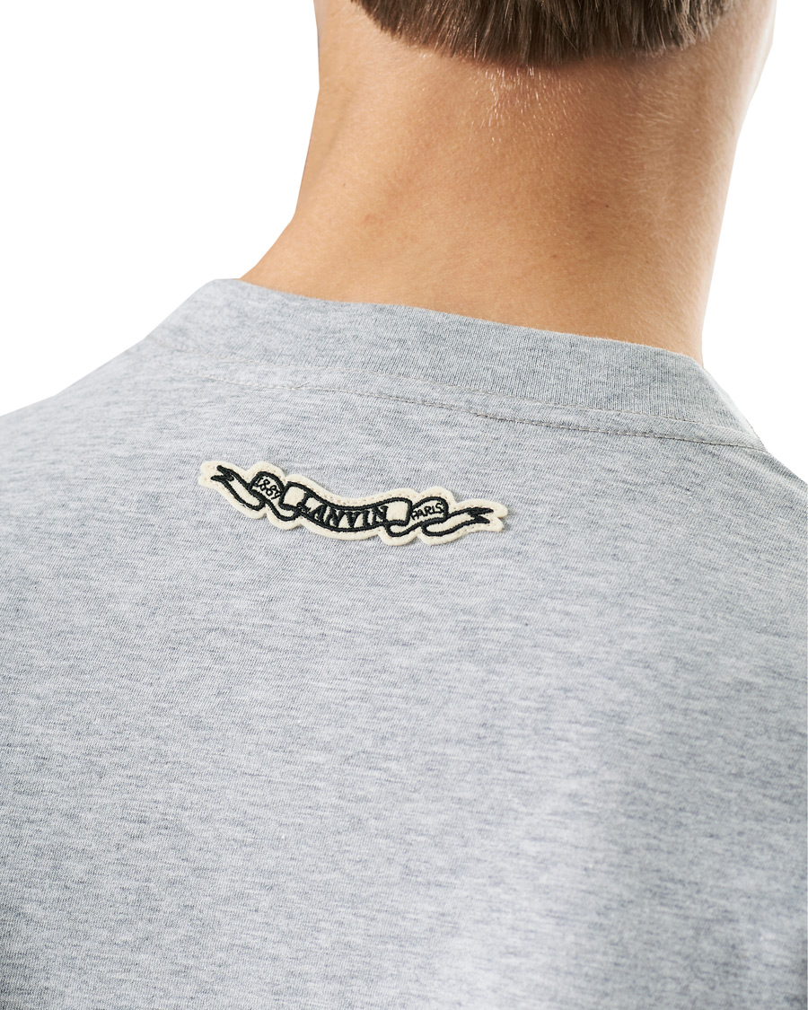 Heren | T-shirts | Lanvin | Oversize Printed T-Shirt Light Grey