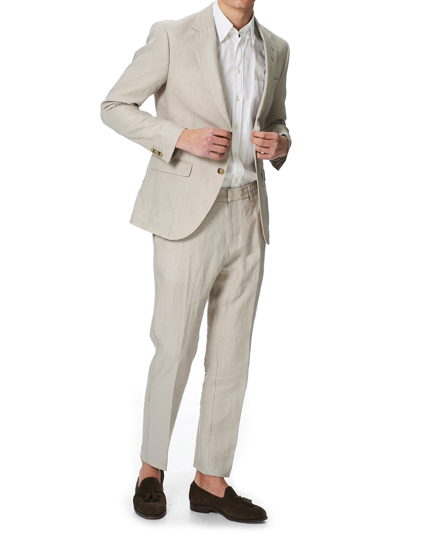 Heren | Blazers | Tiger of Sweden | Jamonte Linen Blazer Dove Grey