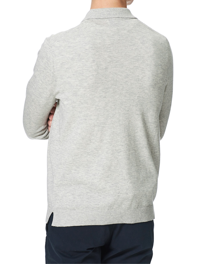 Heren | Truien | Tiger of Sweden | Orbit Merino Wool Half Zip Med Grey Mel