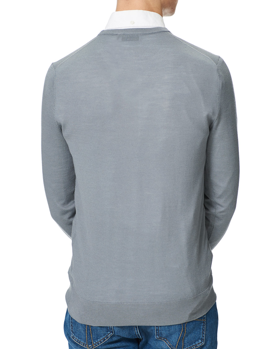 Heren | Truien | Tiger of Sweden | Nichols Extra Fine Merino Crew Neck Steel Grey
