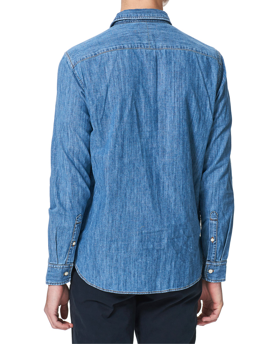 Heren | Overhemden | Tiger of Sweden | Benjad Denim Shirt Light Blue