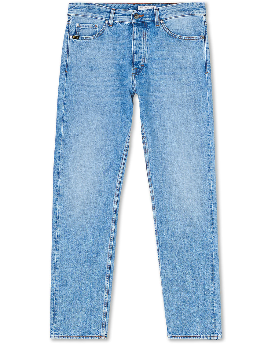 Heren | Jeans | Tiger of Sweden | Nico Cotton Jeans Light Blue