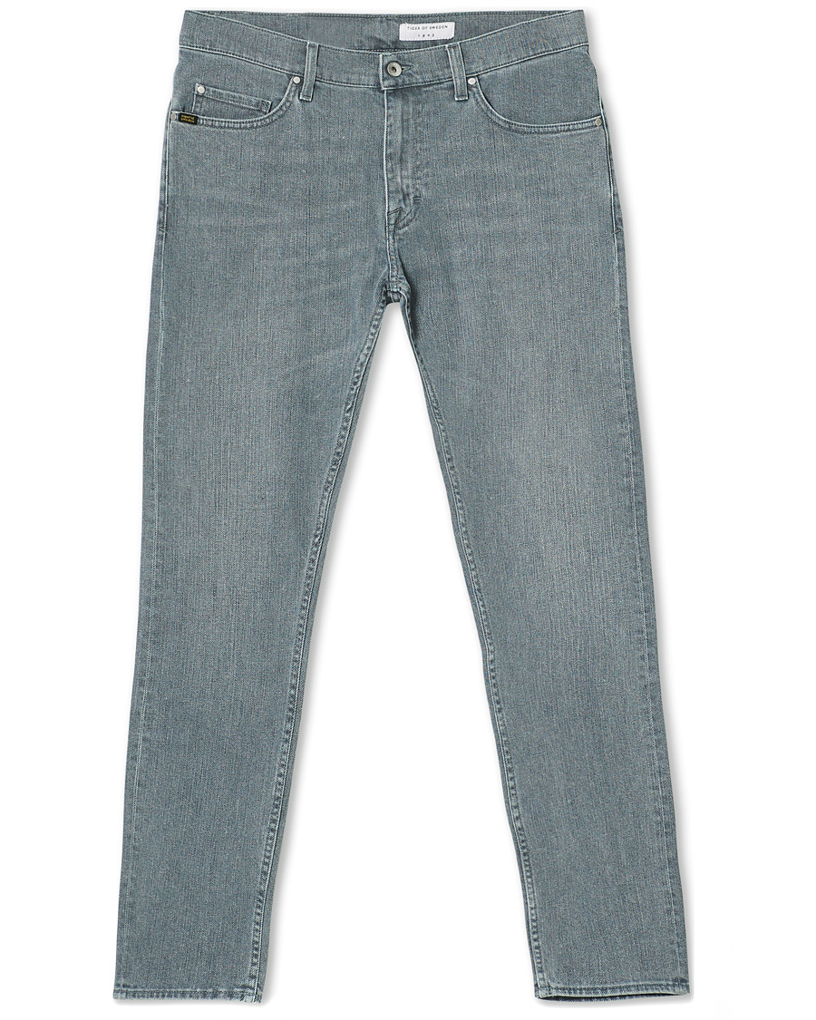 Heren | Jeans | Tiger of Sweden | Pistolero Stretch Cotton Jeans Smoke
