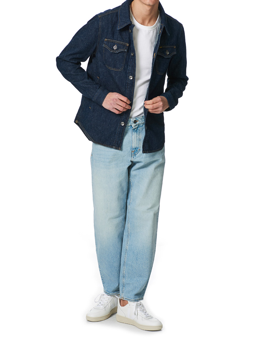 Heren | Jassen | Tiger of Sweden | Get Organic Cotton Denim Jacket Midnight Blue