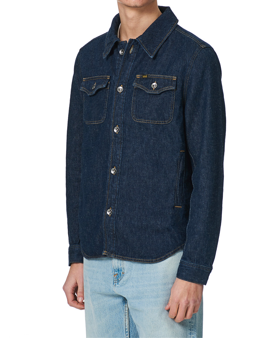 Heren | Jassen | Tiger of Sweden | Get Organic Cotton Denim Jacket Midnight Blue
