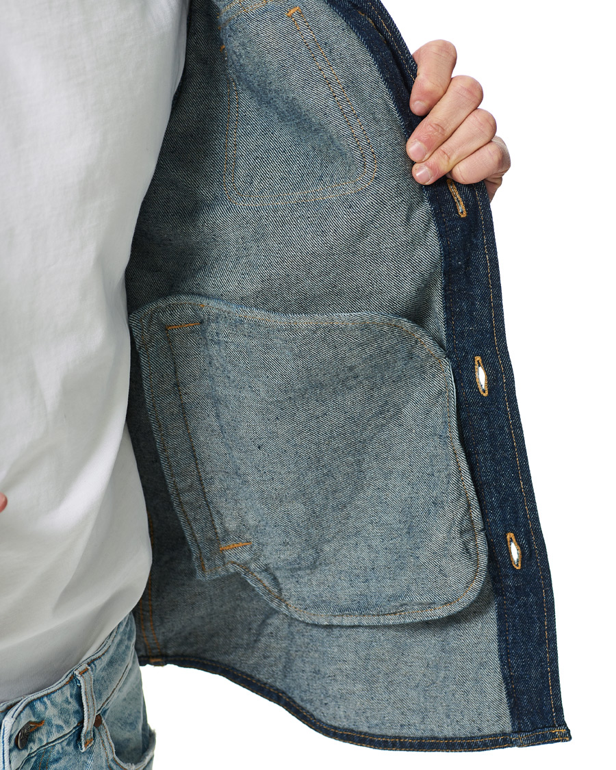 Heren | Jassen | Tiger of Sweden | Get Organic Cotton Denim Jacket Midnight Blue
