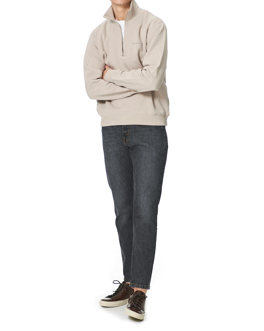 Heren | Truien | Tiger of Sweden | Marlon Half Zip Sweater Dove Grey