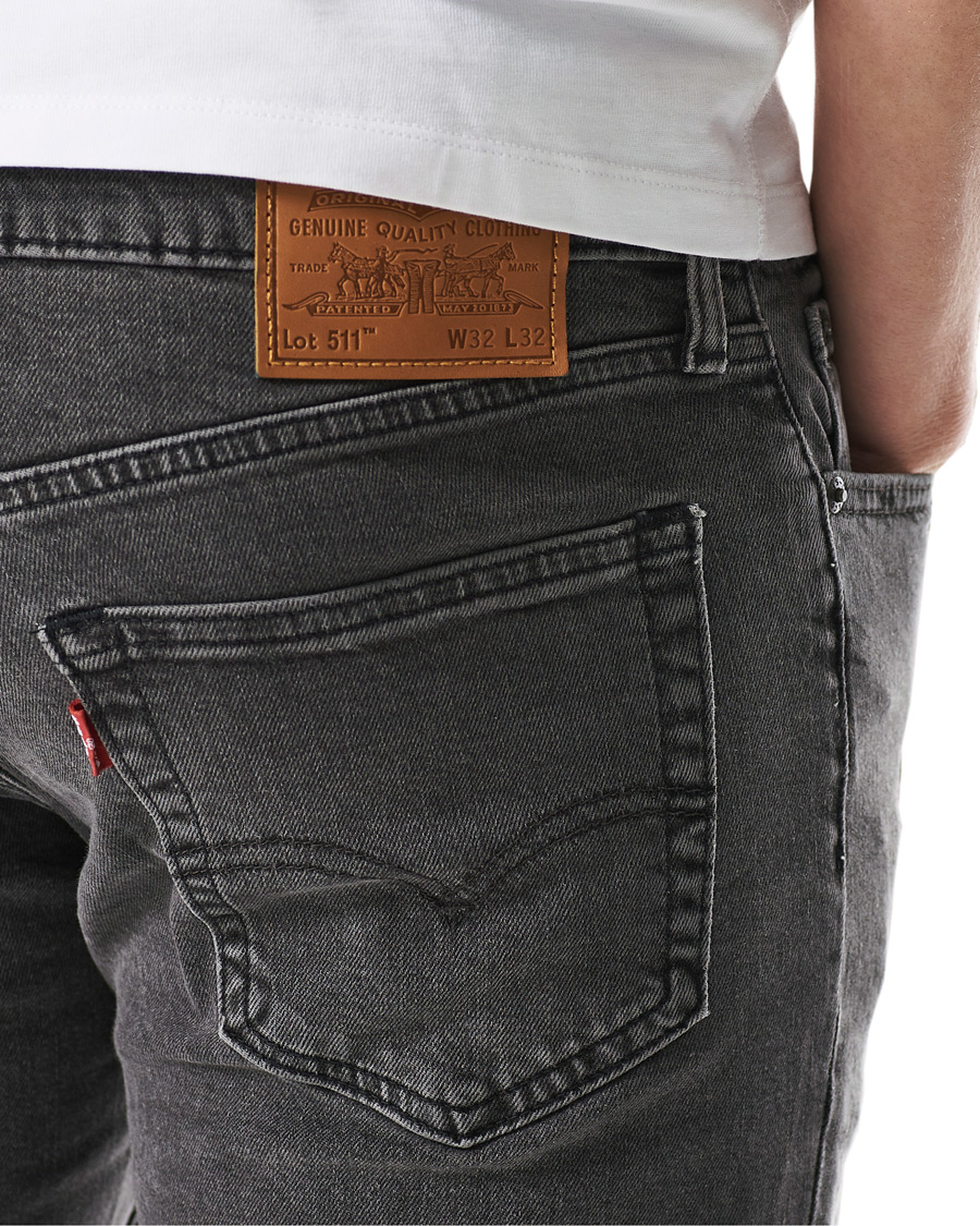 Heren | Jeans | Levi's | 511 Slim Fit Stretch Organic Cotton Jeans Storm Rider Adv