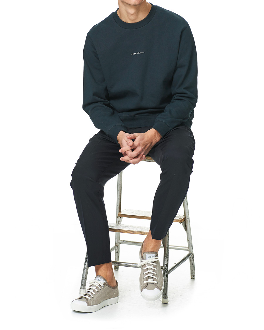 Heren | Truien | NN07 | Barrow Crew Neck Sweatshirt Navy