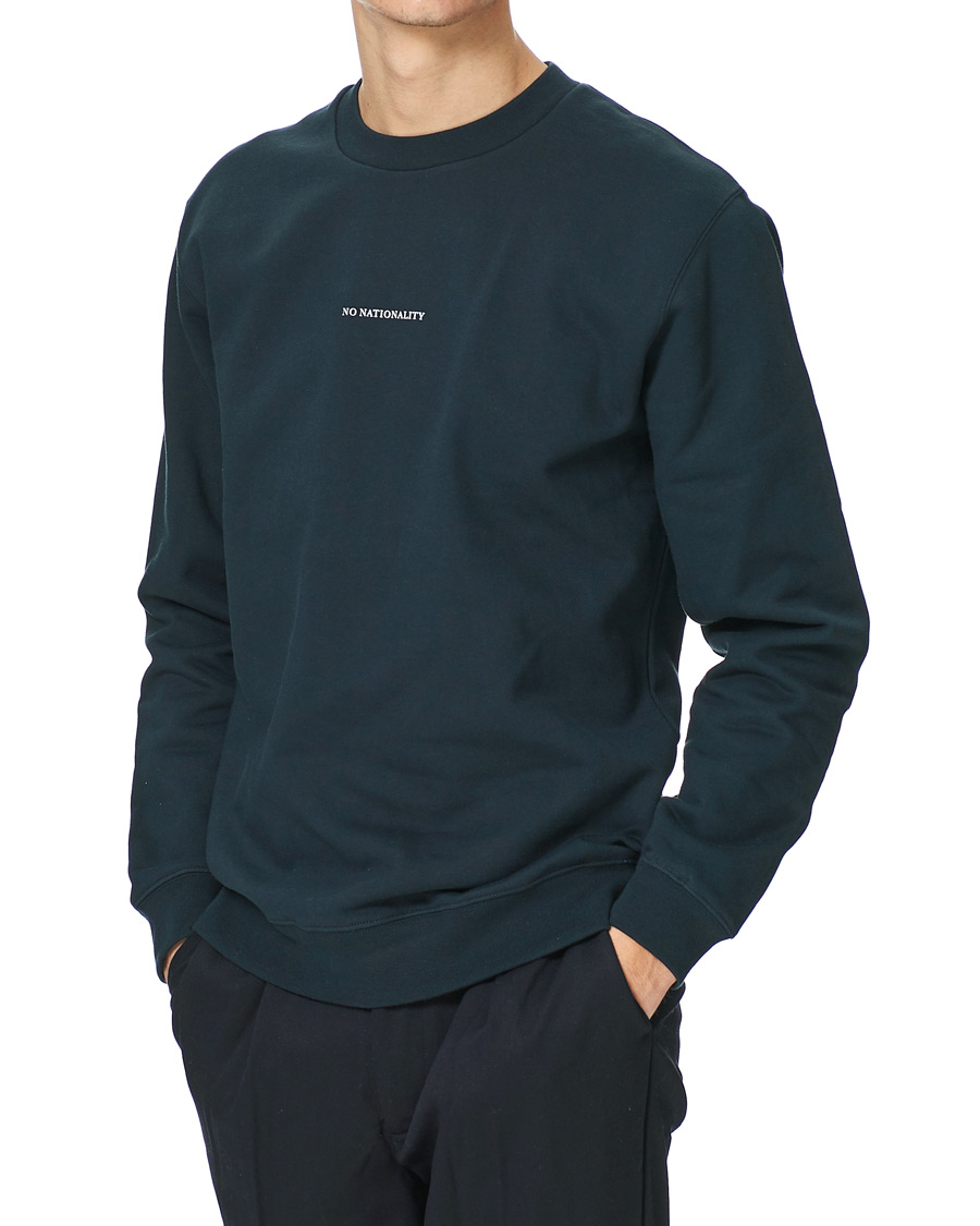 Heren | Truien | NN07 | Barrow Crew Neck Sweatshirt Navy