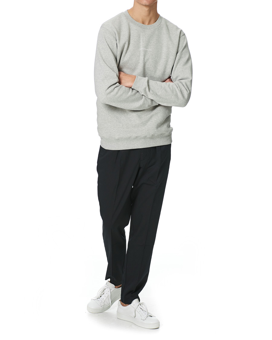 Heren | Truien | NN07 | Barrow Crew Neck Sweatshirt Light Grey Melange
