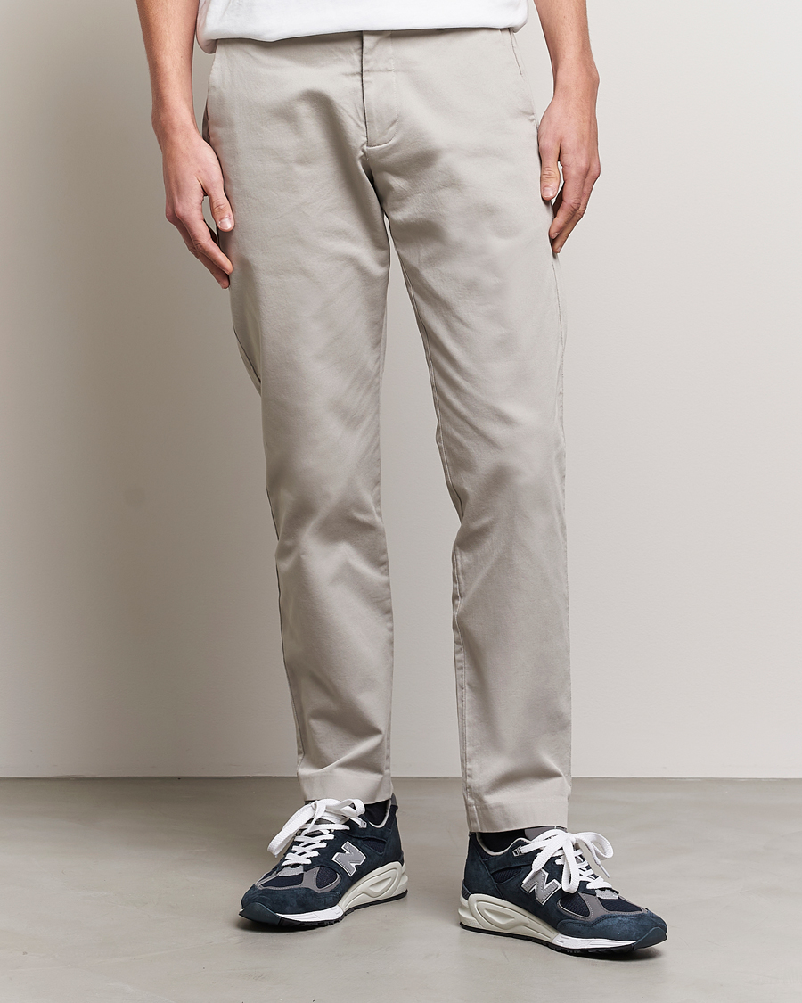 Heren | Chino's | NN07 | Theo Regular Fit Stretch Chinos Grey