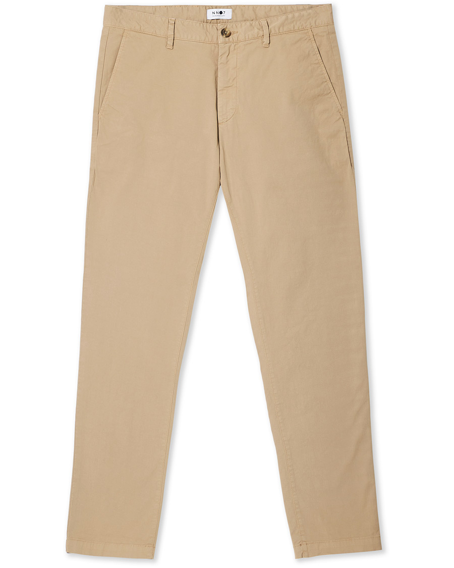 Heren | Broeken | NN07 | Karl Regular Fit Poplin Chinos Khaki