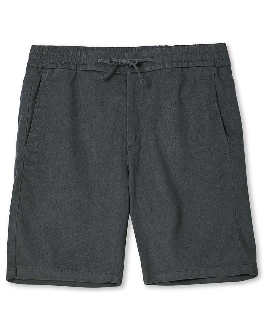 Heren | Korte broek | NN07 | Seb Tencel Drawstring Shorts Concrete