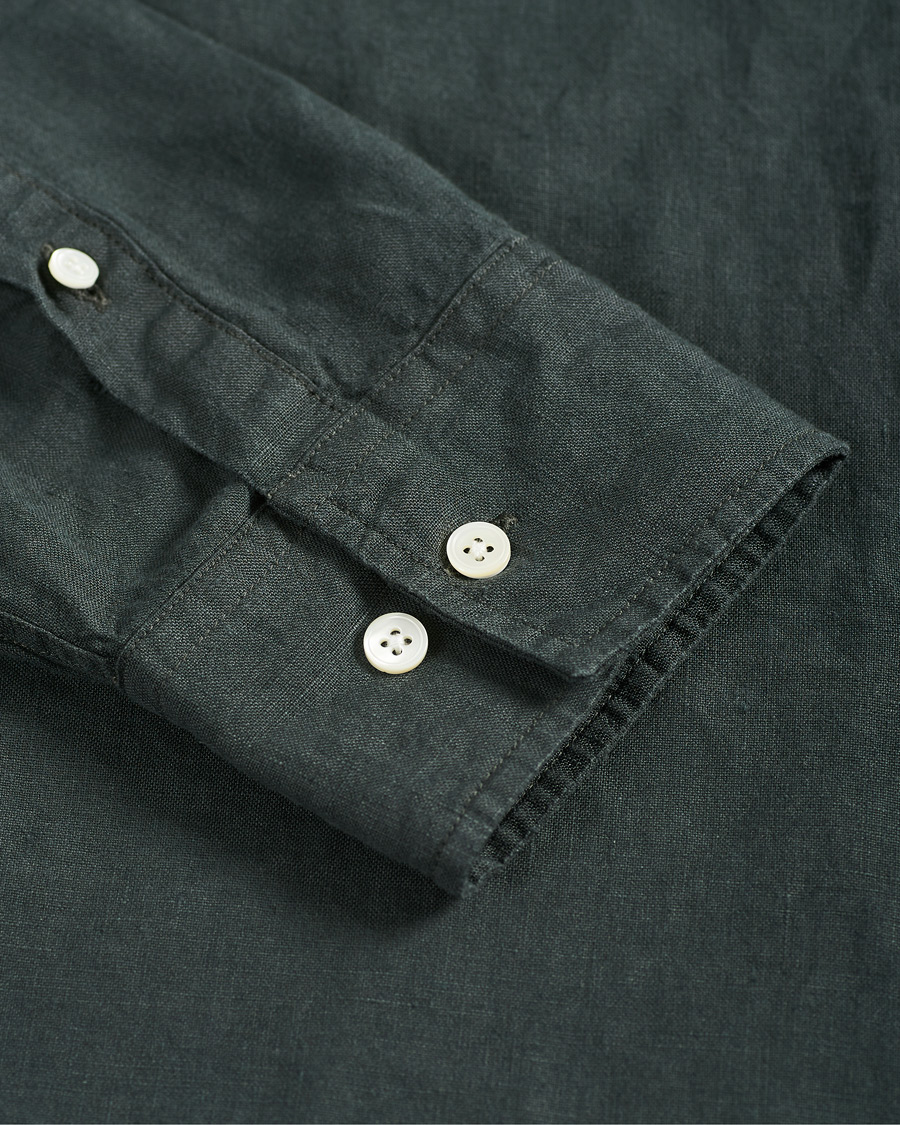Heren | Overhemden | NN07 | Levon Linen Shirt Concrete