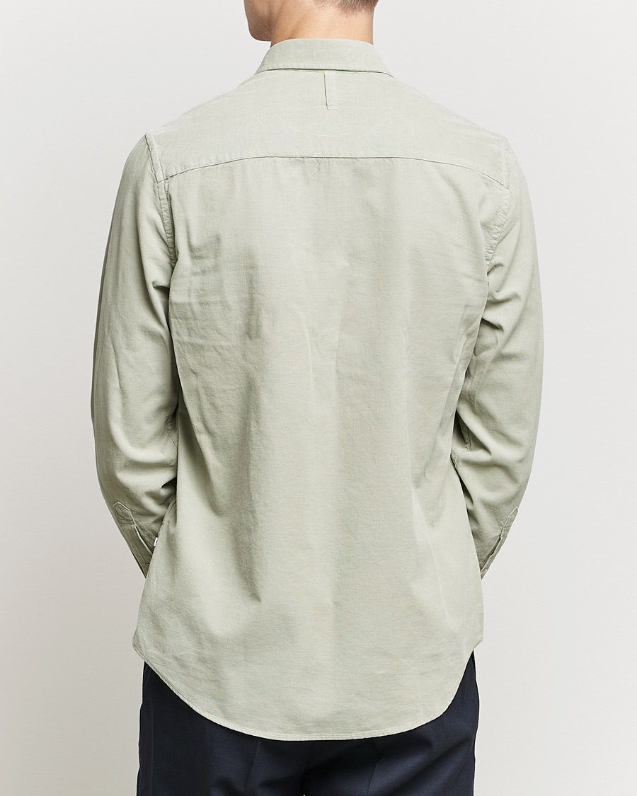 Heren | Overhemden | NN07 | Arne Button Down Baby Cord Shirt Oil Green