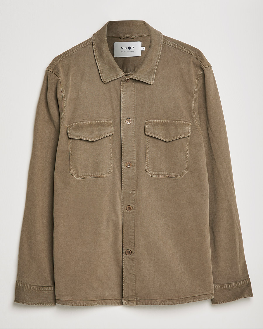 Heren | Overhemden | NN07 | Bernard Tencel Overshirt Clay