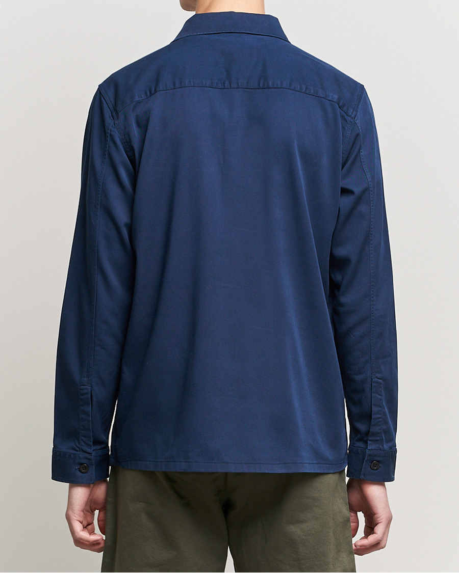 Heren | Overhemden | NN07 | Bernard Tencel Overshirt Navy