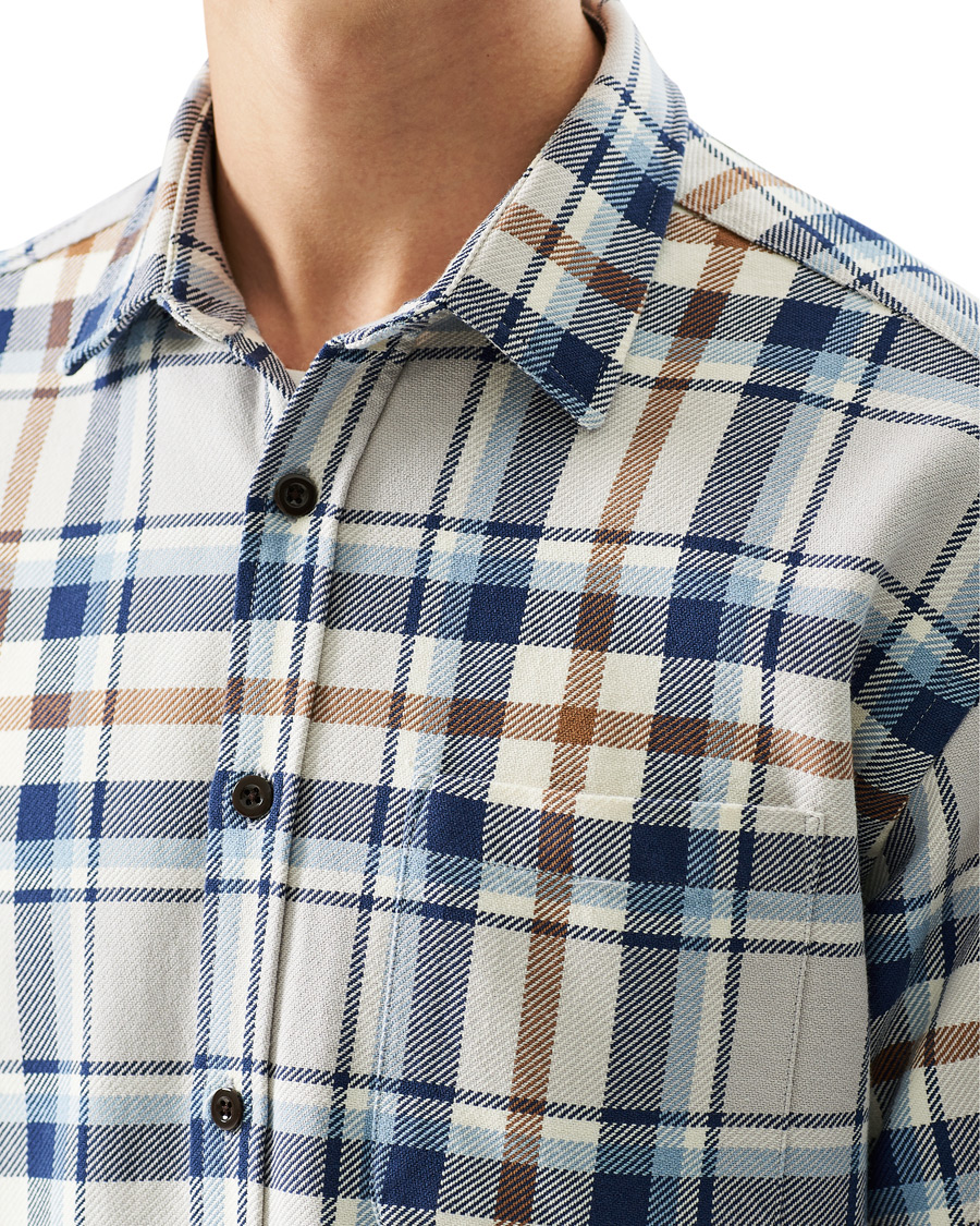 Heren | Overhemden | NN07 | Deon Overshirt Blue Check