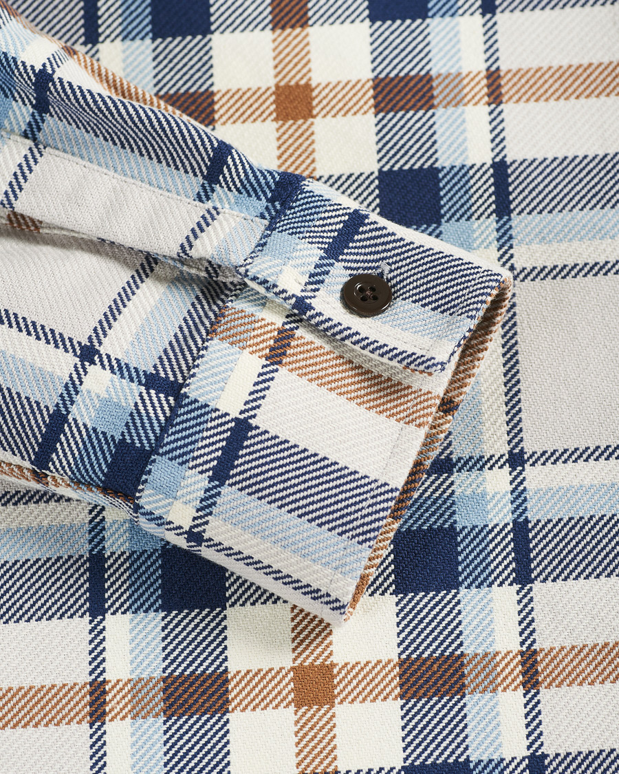 Heren | Overhemden | NN07 | Deon Overshirt Blue Check
