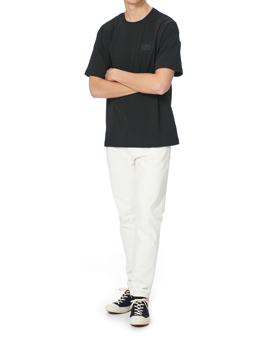 Heren | T-shirts | NN07 | Nat Jersey Crew Neck Tee Black