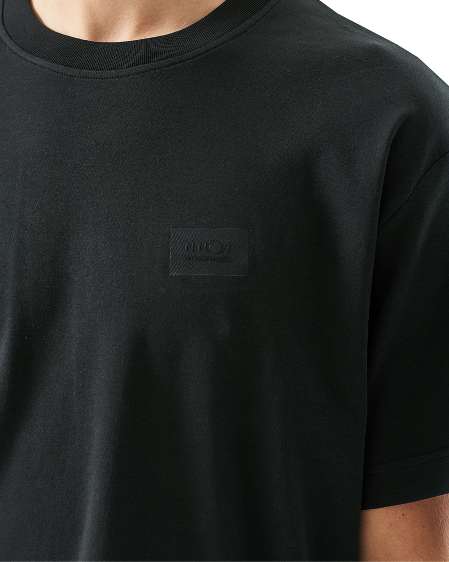 Heren | T-shirts | NN07 | Nat Jersey Crew Neck Tee Black