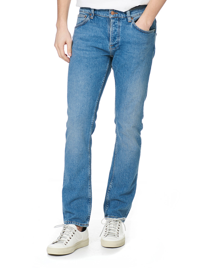 Heren | Jeans | Nudie Jeans | Grim Tim Jeans Blue Age