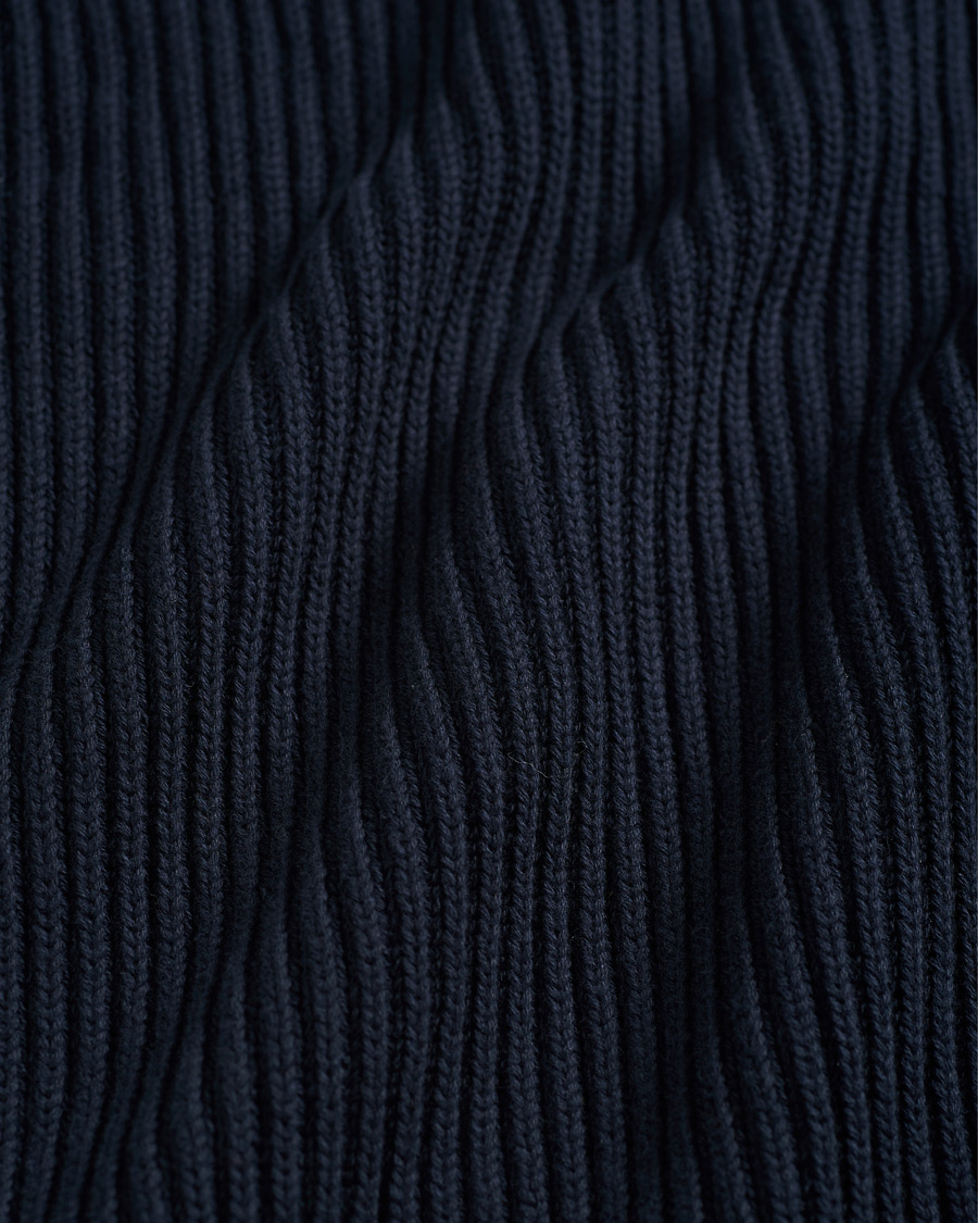Heren | Truien | Nudie Jeans | Frank Chunky Rib Sweater Navy