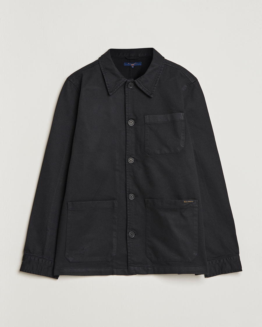 Heren | Overhemden | Nudie Jeans | Barney Worker Overshirt Black