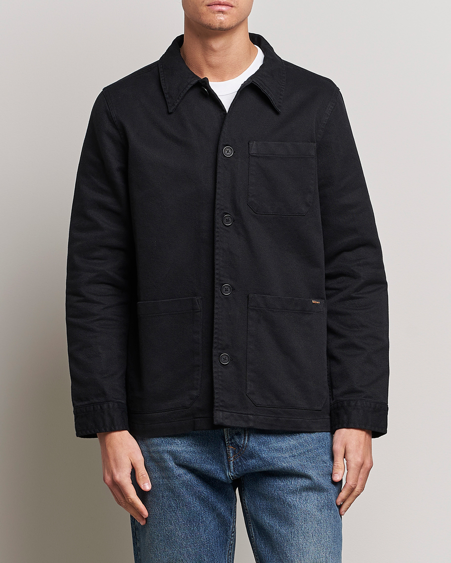 Heren | Nudie Jeans | Nudie Jeans | Barney Worker Overshirt Black