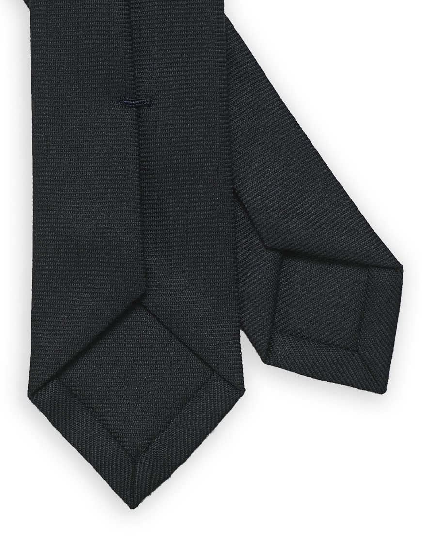 Heren | Thom Browne Wool Twill Tie  Navy | Thom Browne | Wool Twill Tie  Navy