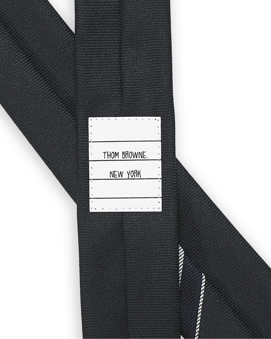 Heren | Thom Browne Wool Twill Tie  Navy | Thom Browne | Wool Twill Tie  Navy