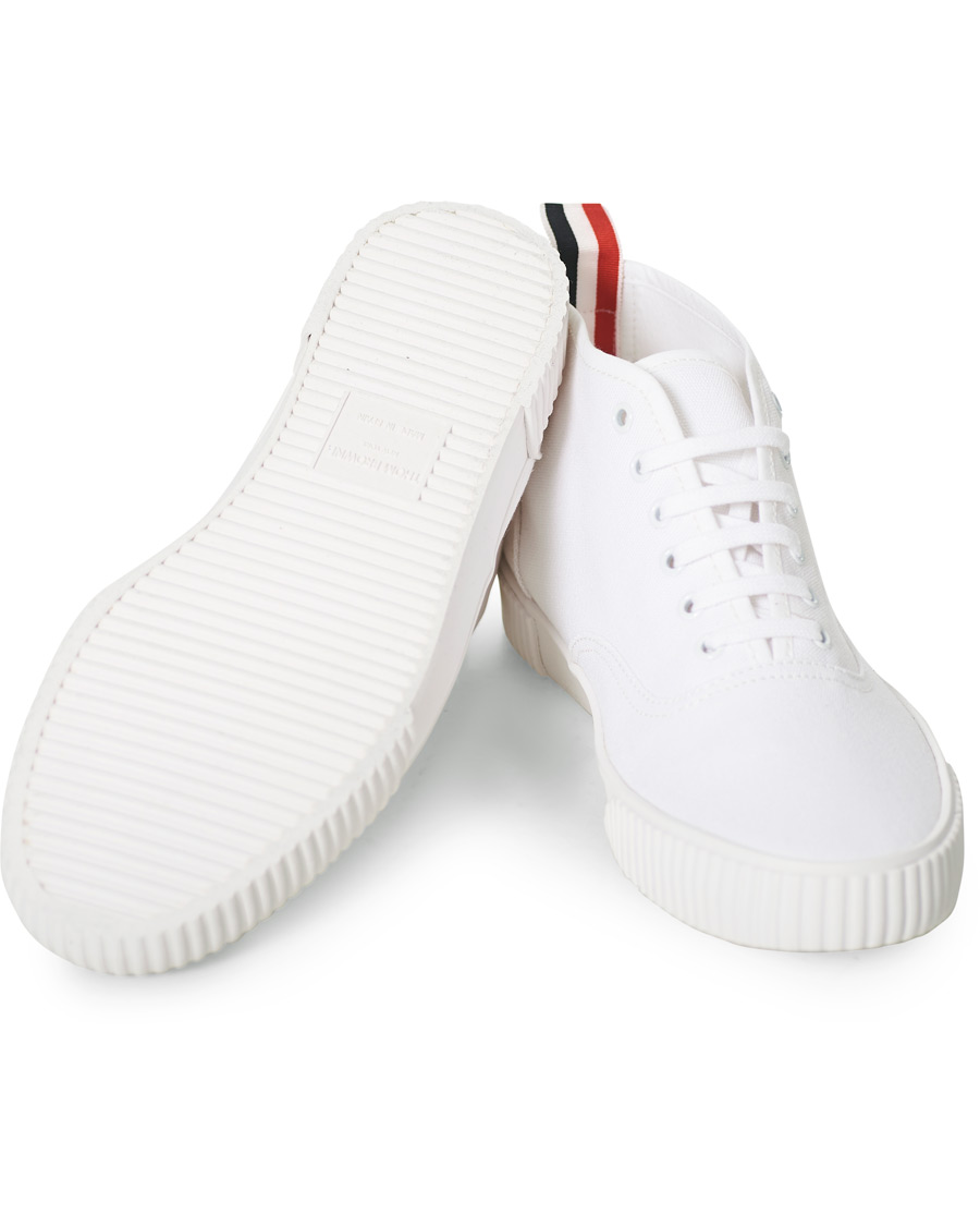 Heren | Thom Browne Mid-Top Heritage Trainers White | Thom Browne | Mid-Top Heritage Trainers White