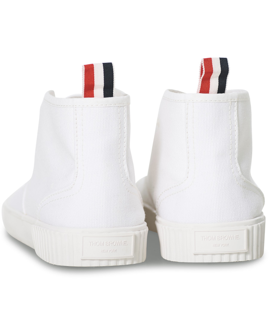 Heren | Thom Browne Mid-Top Heritage Trainers White | Thom Browne | Mid-Top Heritage Trainers White
