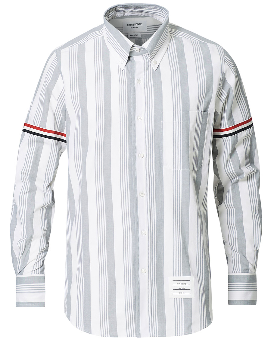 Heren | Overhemden | Thom Browne | Striped Shirt White/Grey