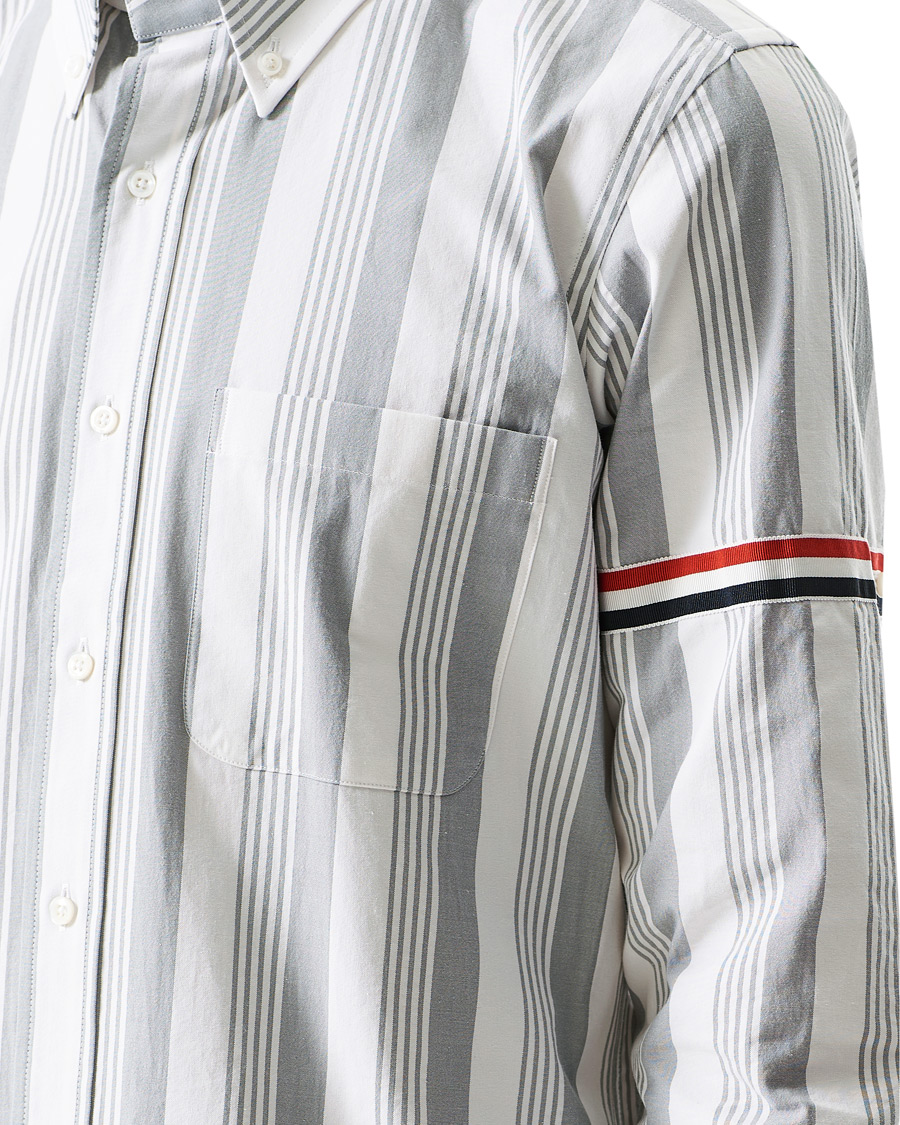 Heren | Overhemden | Thom Browne | Striped Shirt White/Grey