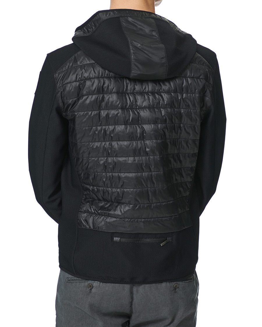 Heren | Truien | Parajumpers | Nolan Mesh Hooded Hybrid Black