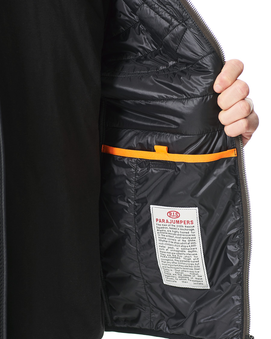 Heren | Truien | Parajumpers | Nolan Mesh Hooded Hybrid Black