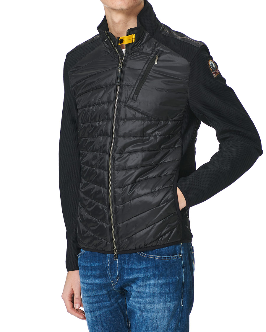 Heren | Truien | Parajumpers | Jayden Mesh Hybrid Jacket Black