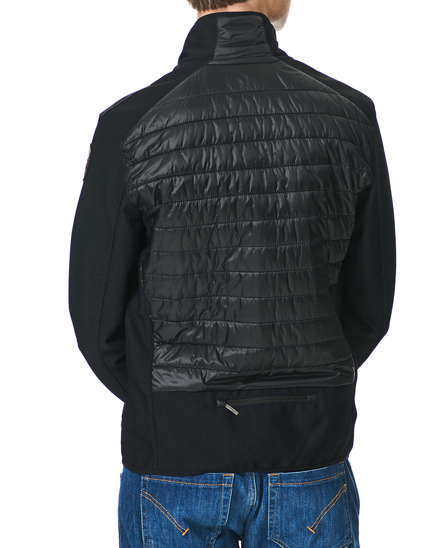 Heren | Truien | Parajumpers | Jayden Mesh Hybrid Jacket Black