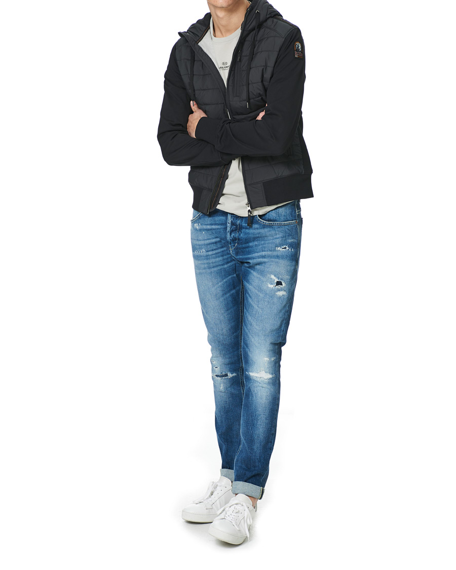 Heren | Truien | Parajumpers | Ivor Hybrid Jacket Black