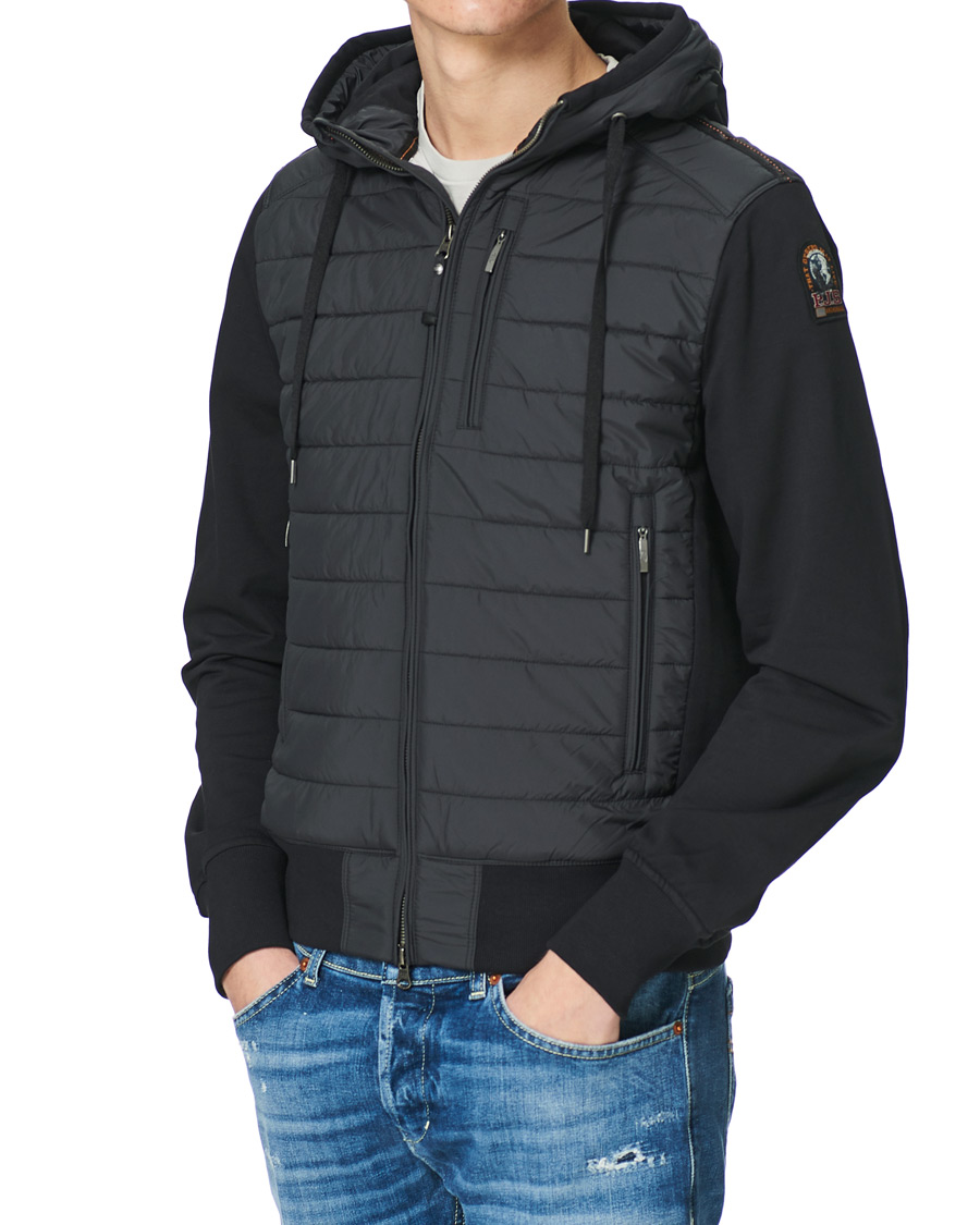 Heren | Truien | Parajumpers | Ivor Hybrid Jacket Black