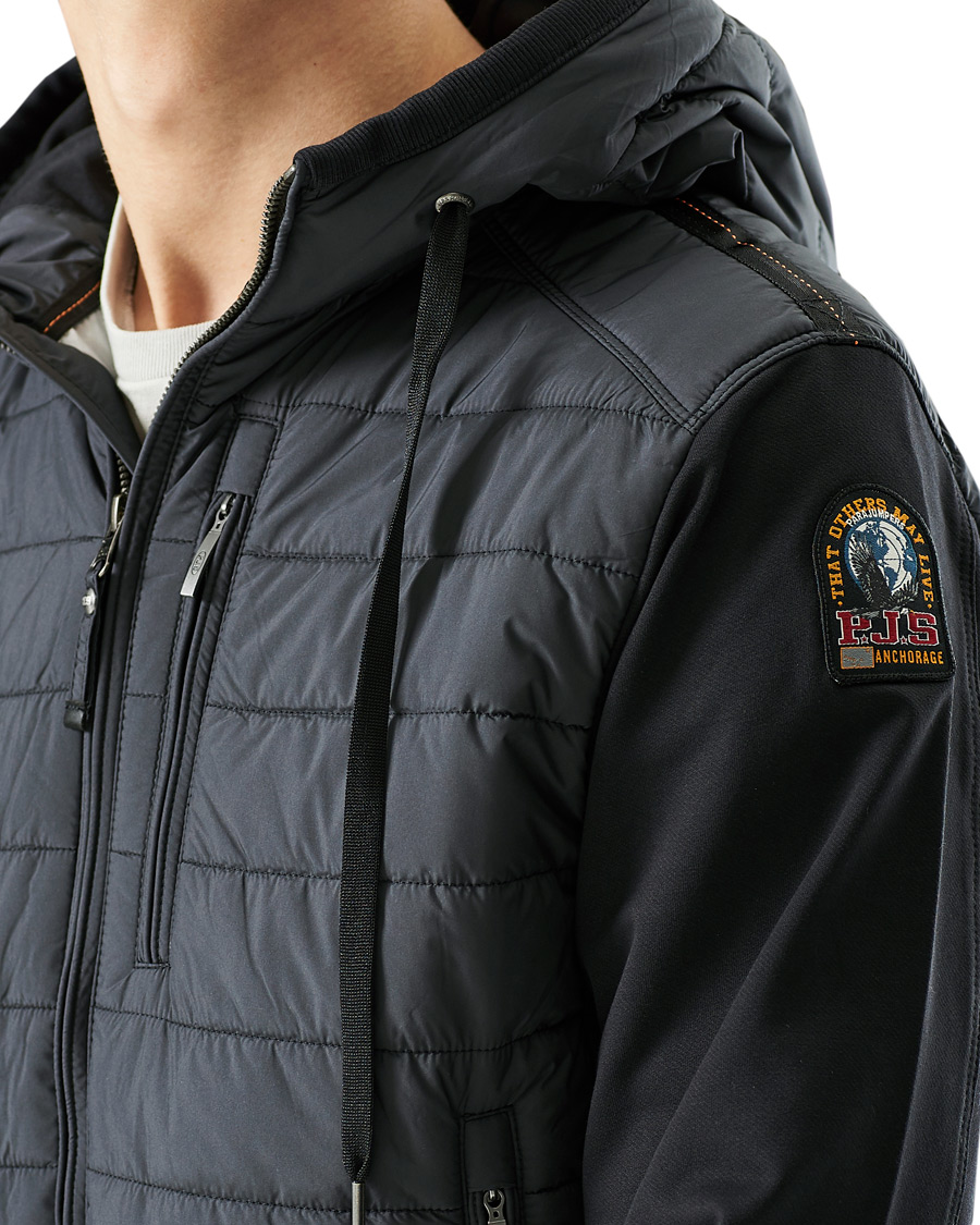 Heren | Truien | Parajumpers | Ivor Hybrid Jacket Black