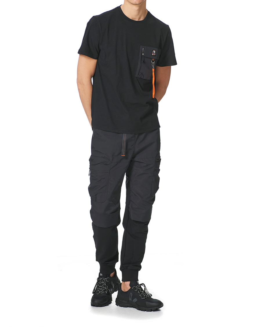 Heren | T-shirts | Parajumpers | Mojave Pocket Crew Neck Tee Black