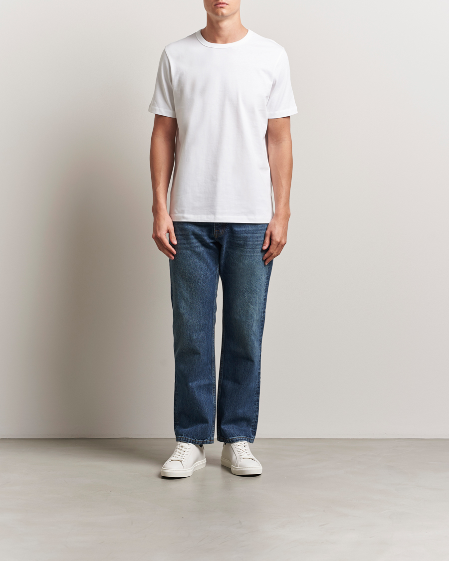 Heren | T-shirts | A Day's March | Heavyweight T-Shirt White